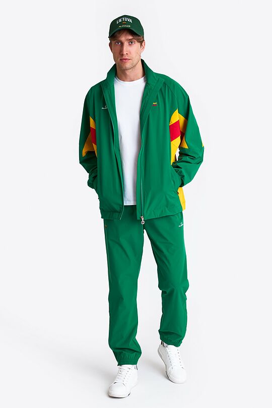 National collection zip-through track jacket 6 | GREEN | Audimas