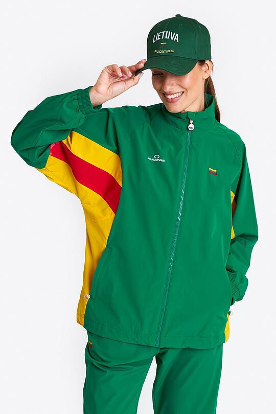 National collection zip-through track jacket 1 | GREEN | Audimas