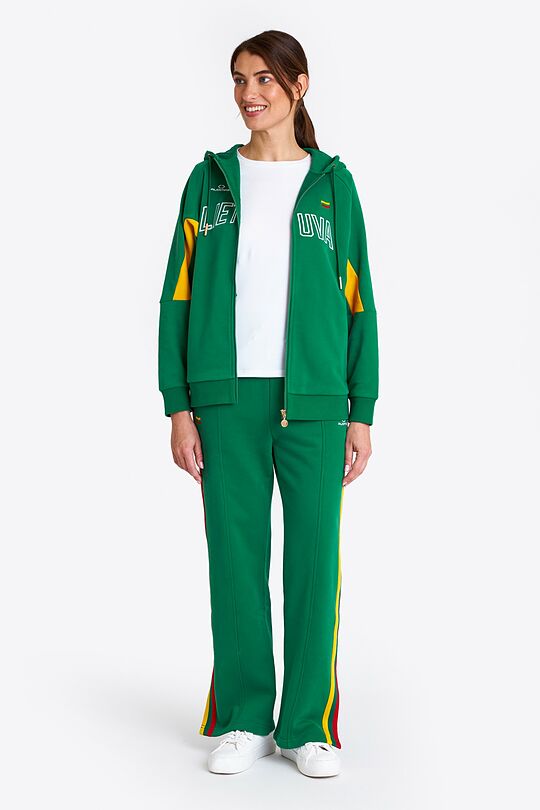 National collection cotton trackpants 8 | GREEN | Audimas