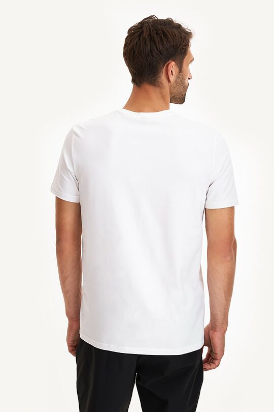 Short sleeves cotton T-shirt Lithuanian forests 2 | WHITE | Audimas