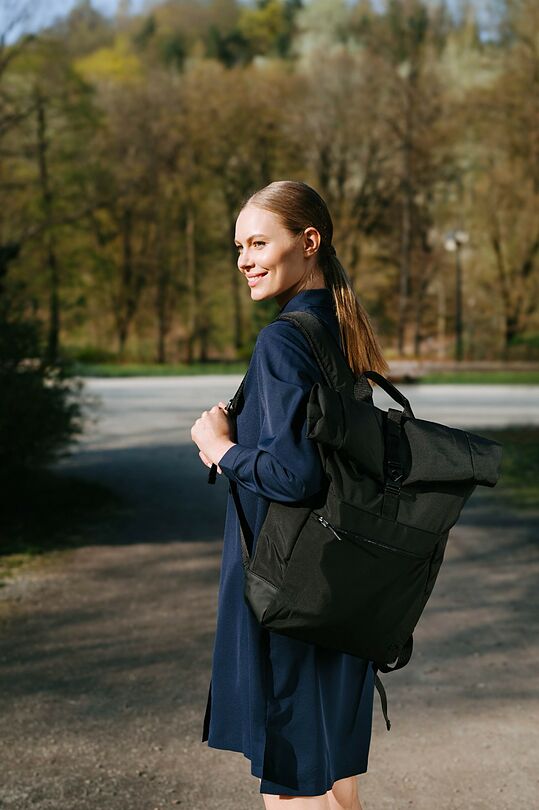 Medium size backpack 9 | BLACK | Audimas