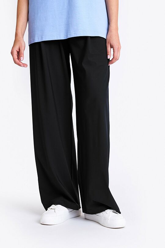 Wide leg Sensitive® trousers 2 | BLACK | Audimas