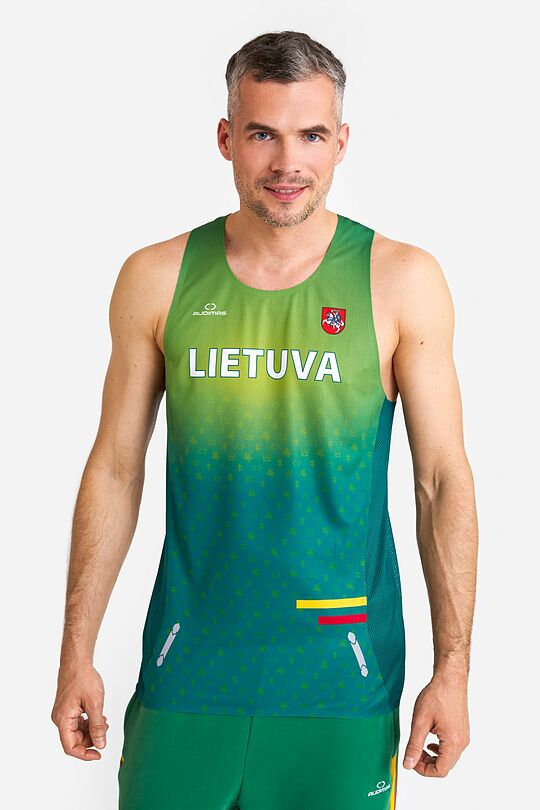 National collection running speed tank 1 | GREEN | Audimas