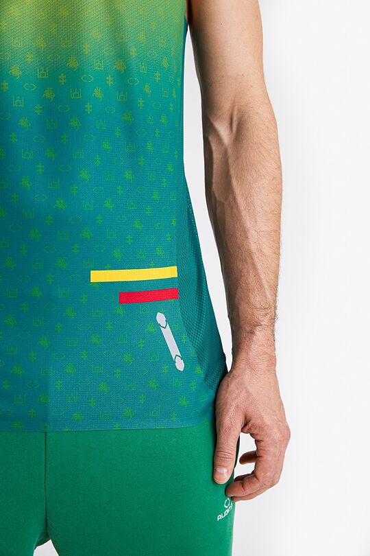 National collection running speed tank 4 | GREEN | Audimas