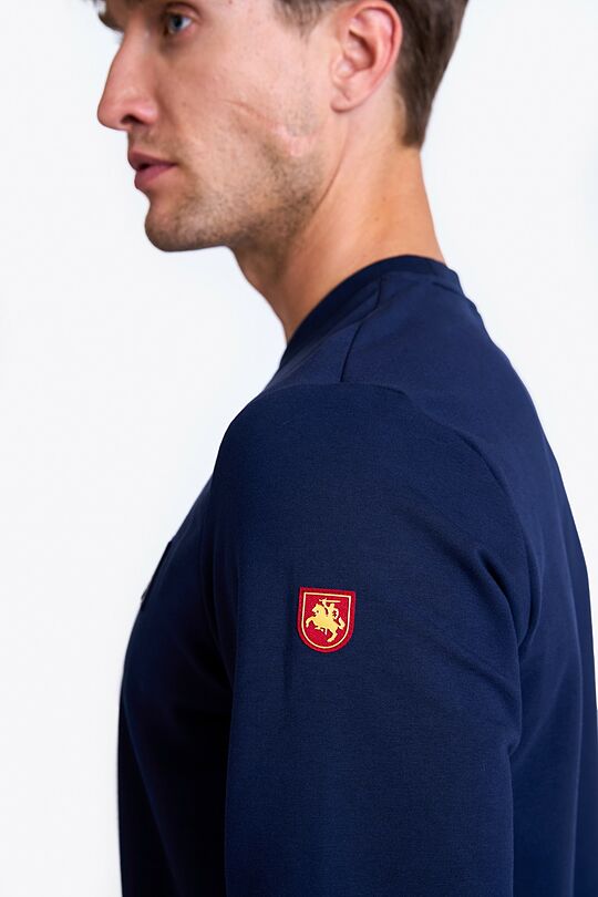 National collection embroidered  sweatshirt 4 | BLUE | Audimas