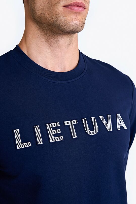 National collection embroidered  sweatshirt 3 | BLUE | Audimas