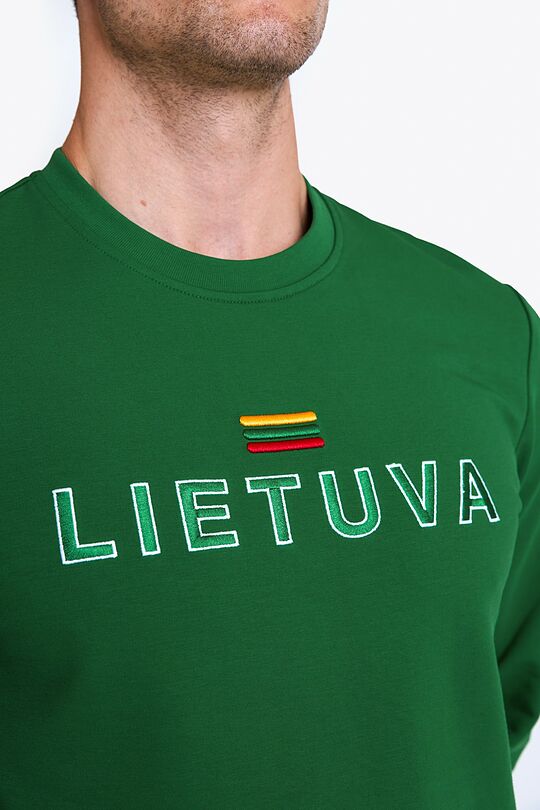 National collection embroidered  sweatshirt 3 | GREEN | Audimas