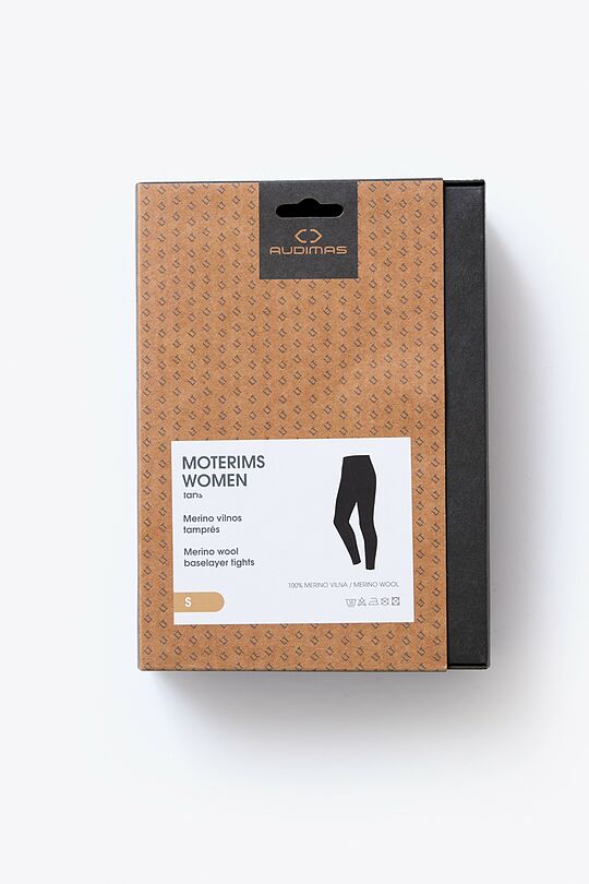 Merino wool base layer tights 6 | BLACK | Audimas