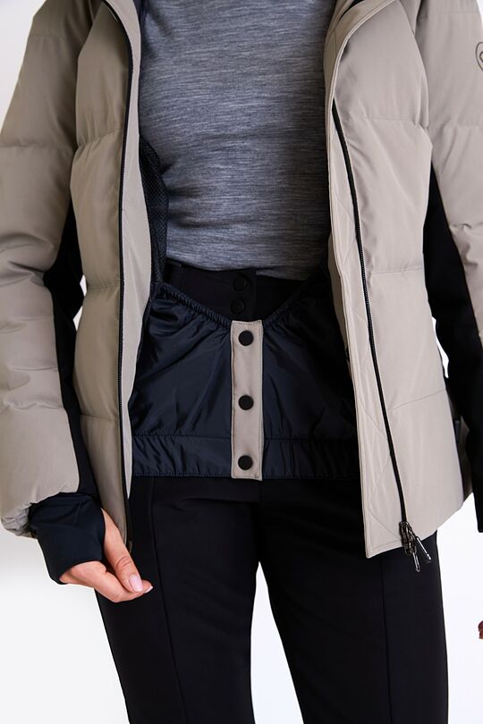 Universal down ski jacket with membrane 12 | Cream | Audimas