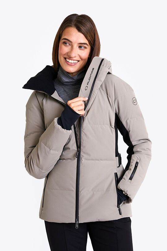 Universal down ski jacket with membrane 5 | Cream | Audimas