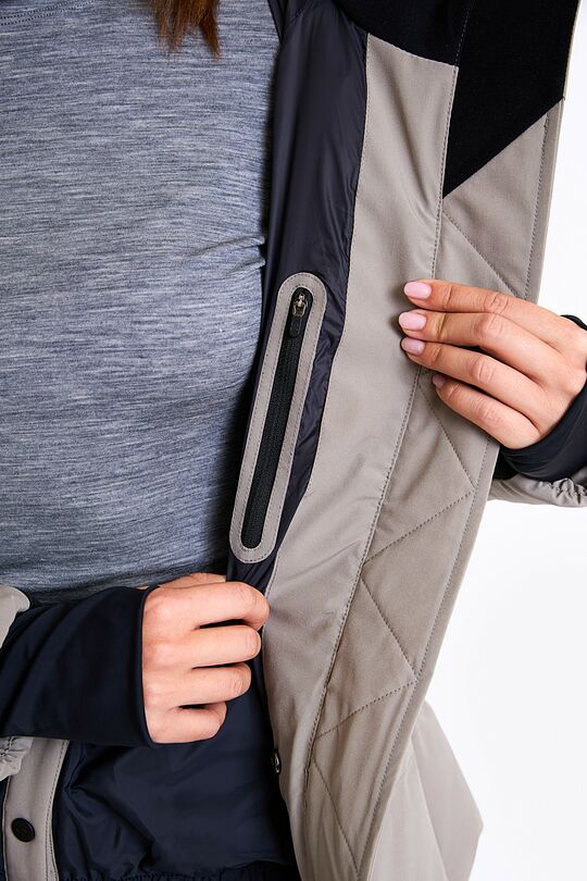 Universal down ski jacket with membrane 13 | Cream | Audimas