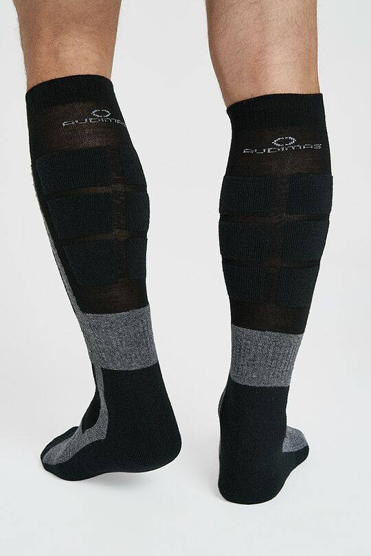 Long socks for winter sports 5 | Black/grey | Audimas