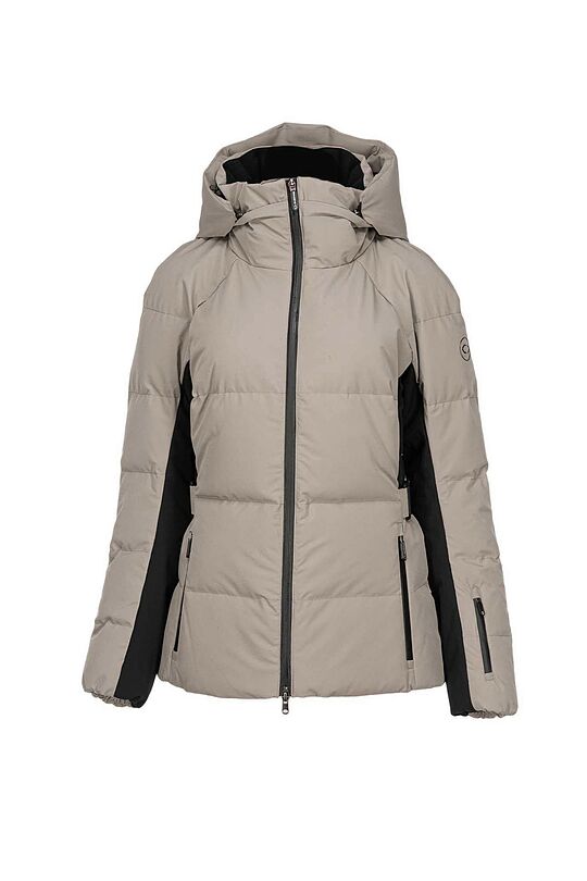 Universal down ski jacket with membrane 1 | Cream | Audimas
