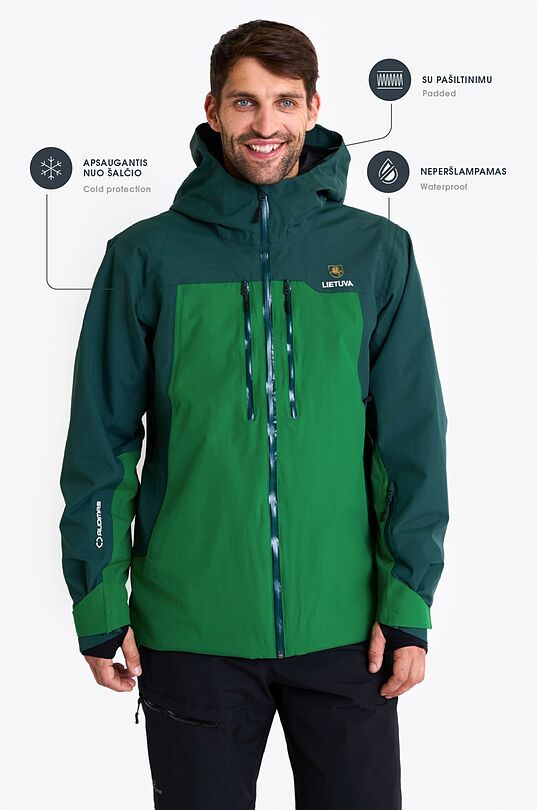 Jacket with Primaloft insulation 2 | GREEN | Audimas