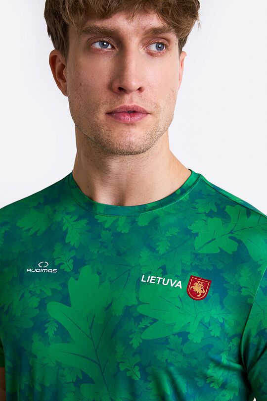 National collection oak print T-shirt 3 | GREEN | Audimas