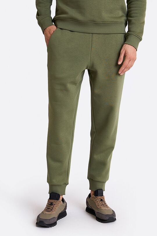 Cotton fleece sweatpants 2 | CHAKI | Audimas