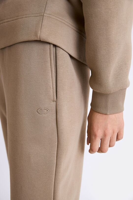 Cotton fleece sweatpants 5 | Cream | Audimas