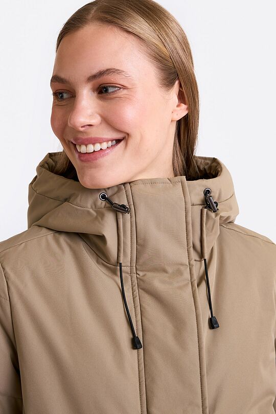 Down coat with membrane 4 | Cream | Audimas