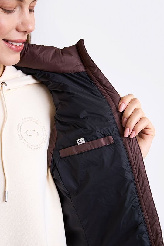 Light vest with Thermore insulation 6 | BROWN | Audimas