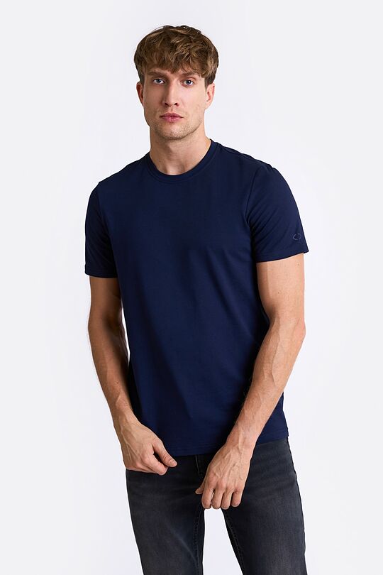 Short sleeve cotton T-shirt 1 | BLUE | Audimas