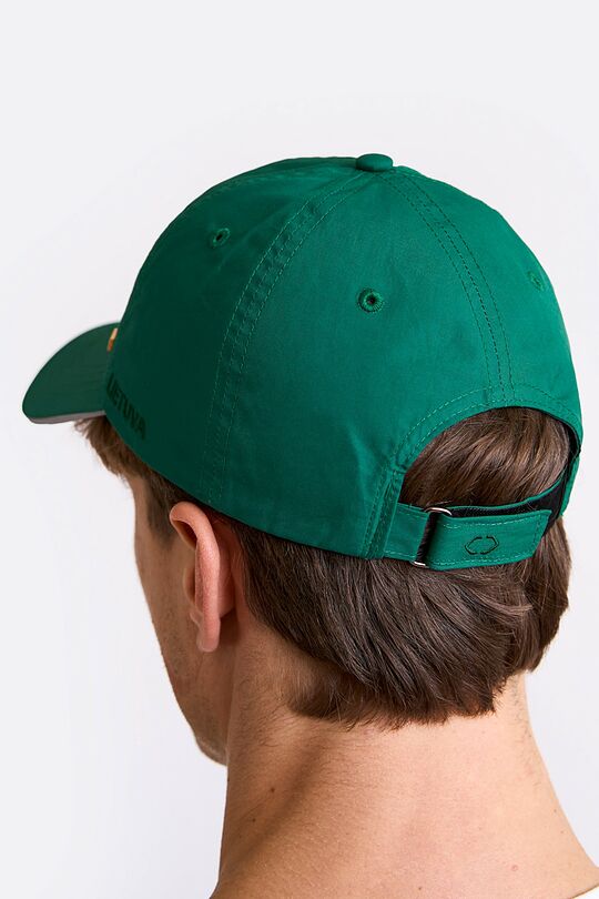 National collection POPLIN cotton cap 3 | GREEN | Audimas