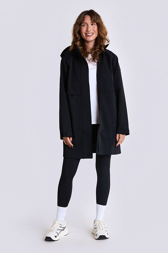 Light water repellent membrane raincoat 7 | BLACK | Audimas