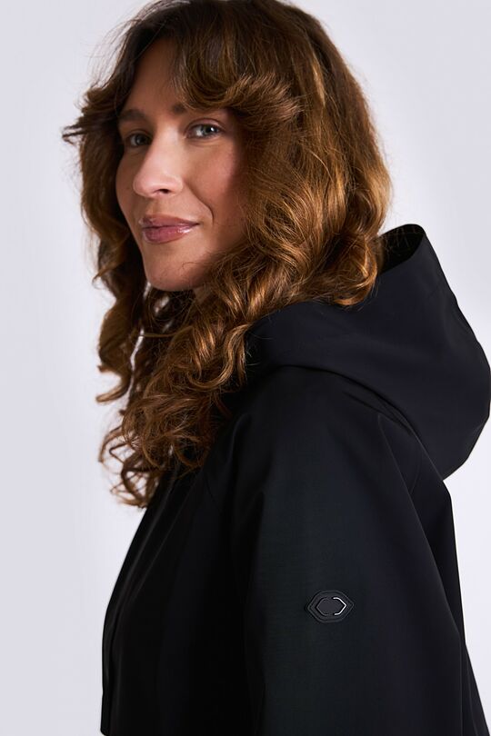 Light water repellent membrane raincoat 3 | BLACK | Audimas
