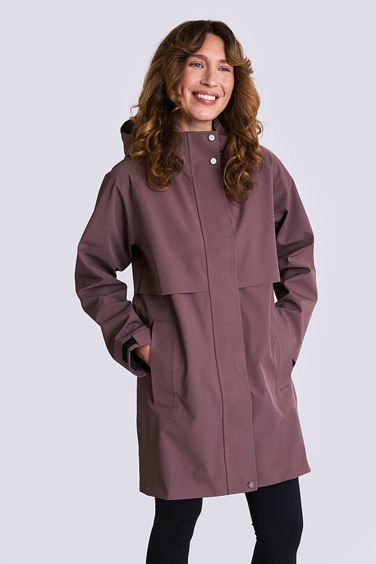 Light water repellent membrane raincoat 1 | BROWN | Audimas