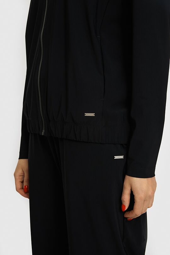 SENSITIVE fabric full zip jacket 3 | BLACK | Audimas