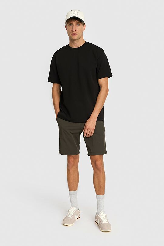 Oversized short sleeve T-shirt 6 | BLACK | Audimas