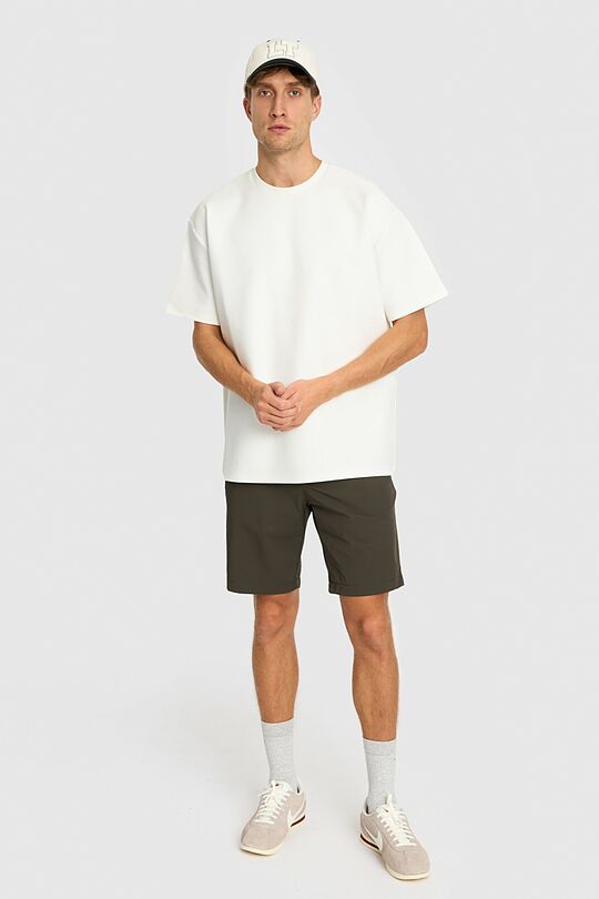 Oversized short sleeve T-shirt 6 | WHITE | Audimas