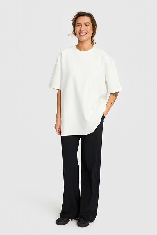 Oversized short sleeve T-shirt 7 | WHITE | Audimas
