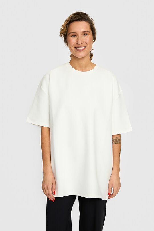Oversized short sleeve T-shirt 1 | WHITE | Audimas