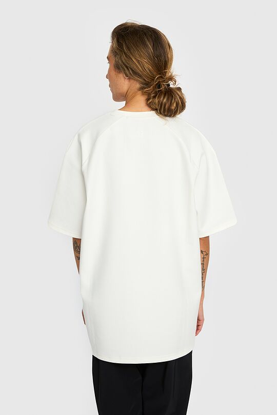 Oversized short sleeve T-shirt 5 | WHITE | Audimas