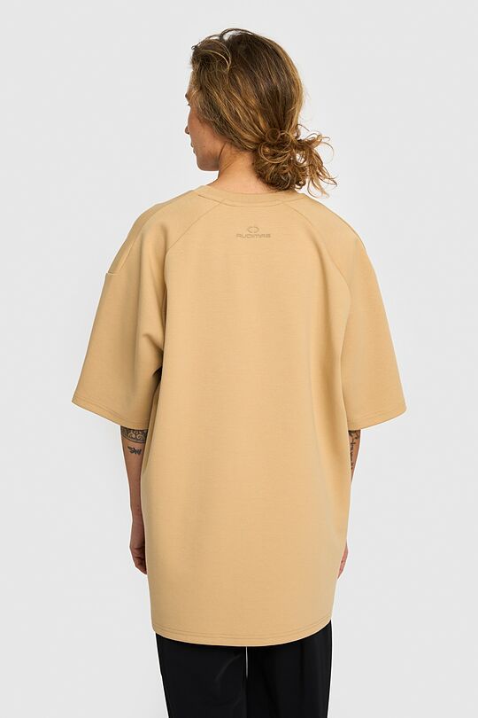 Oversized short sleeve T-shirt 5 | BROWN | Audimas