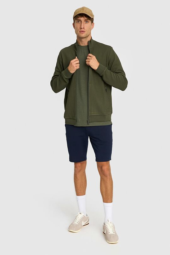Textured full-zip club jacket 4 | GREEN | Audimas