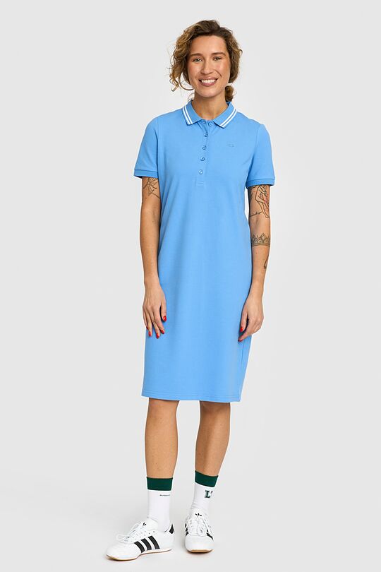 Cotton polo dress 2 | LIGHT BLUE | Audimas