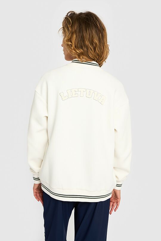 National collection bomber jacket 3 | WHITE | Audimas