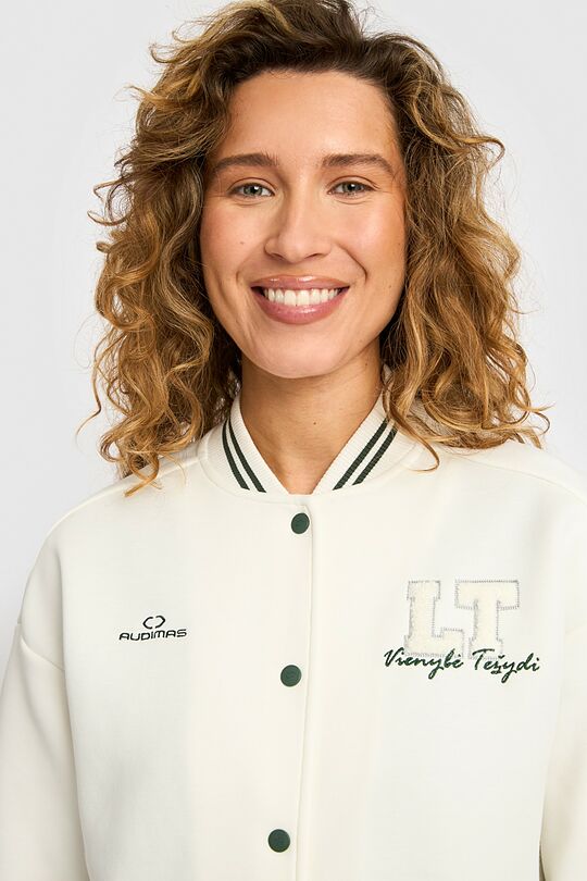 National collection bomber jacket 4 | WHITE | Audimas