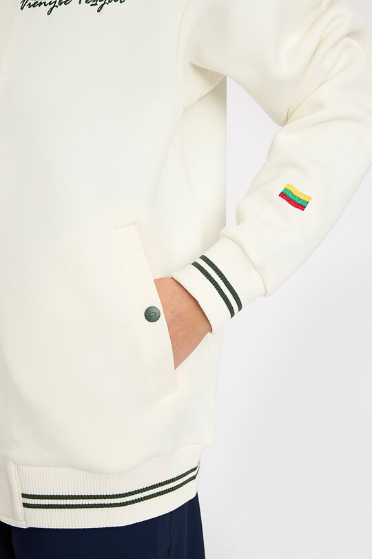 National collection bomber jacket 5 | WHITE | Audimas