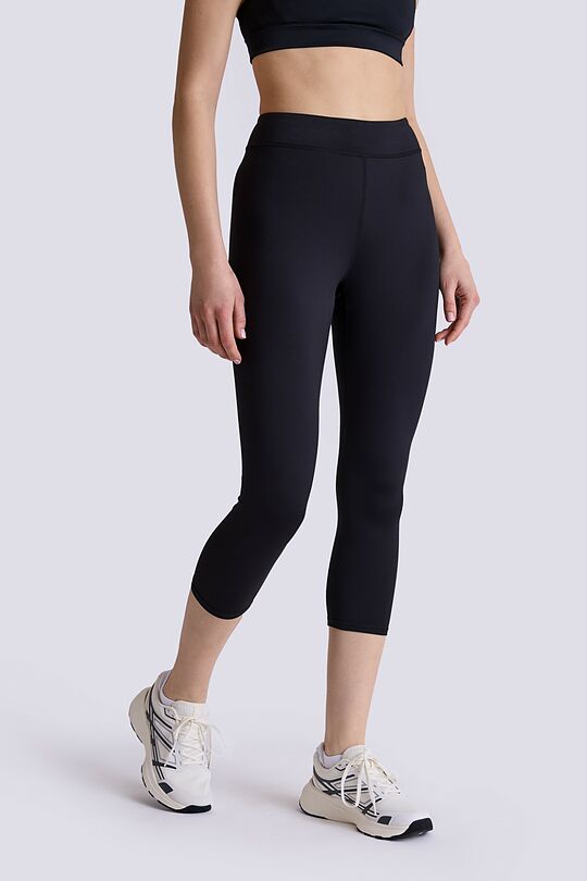 Essential synthetic 3/4 tights 2 | BLACK | Audimas