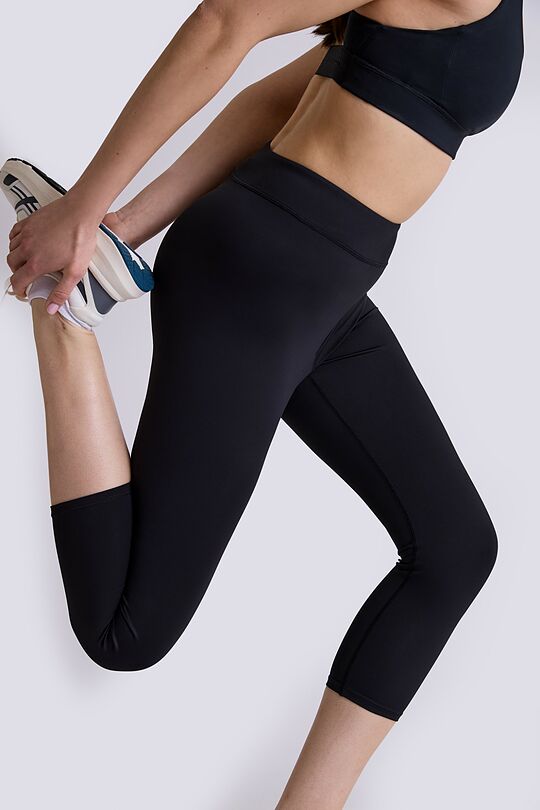 Essential synthetic 3/4 tights 5 | BLACK | Audimas