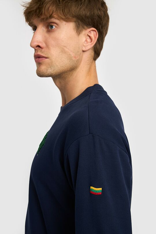 National collection crewneck sweatshirt 3 | BLUE | Audimas