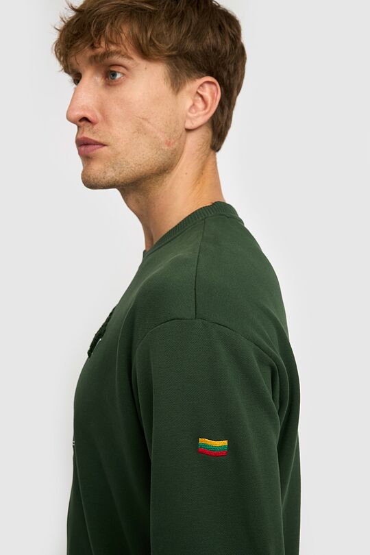 National collection crewneck sweatshirt 5 | GREEN | Audimas