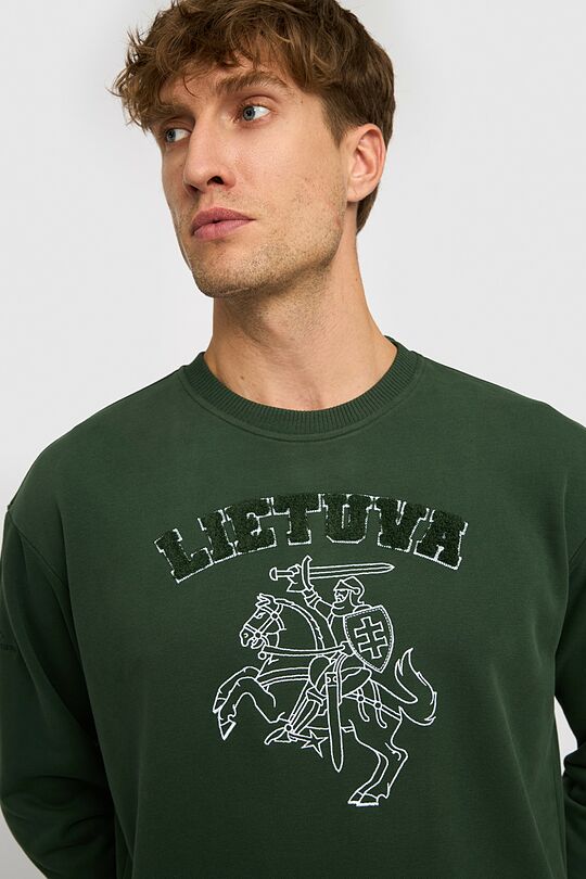 National collection crewneck sweatshirt 7 | GREEN | Audimas