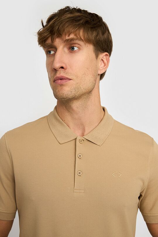 Pique polo shirt 3 | BROWN | Audimas