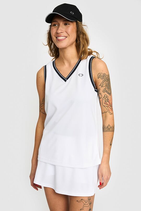 Active sports V-neck top 1 | WHITE | Audimas
