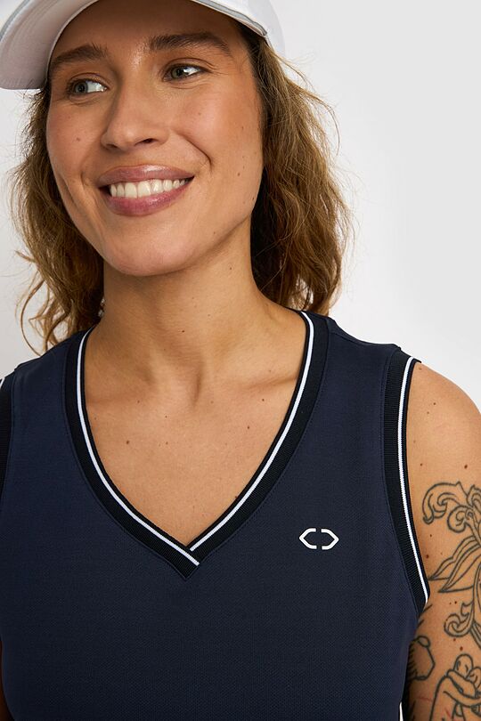 Active sports V-neck top 5 | BLUE | Audimas