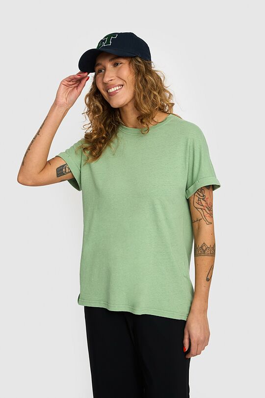 Linen top 4 | GREEN | Audimas