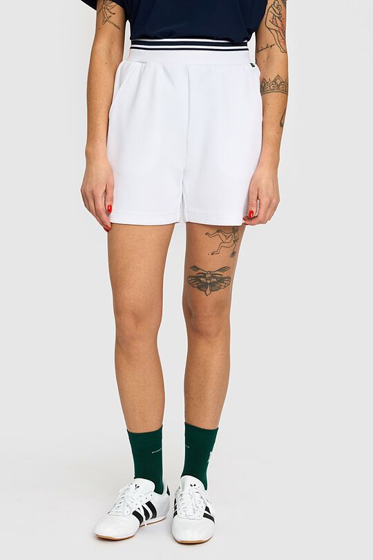 Cotton pique sweatshorts 2 | WHITE | Audimas